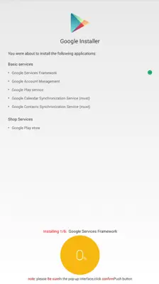 Google Installer android App screenshot 1